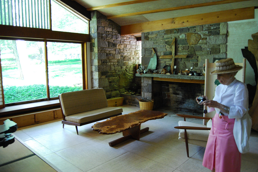 A room in Nakashima's personal studio