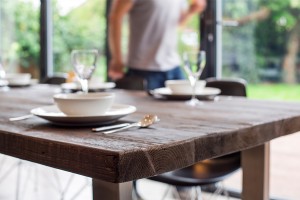 Large dining tables and planning the perfect family meals