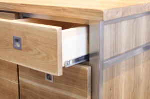 Mac+Wood Drawer Unit from reclaimed wood and steel