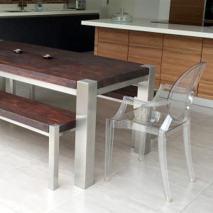 Trunk reclaimed wood table